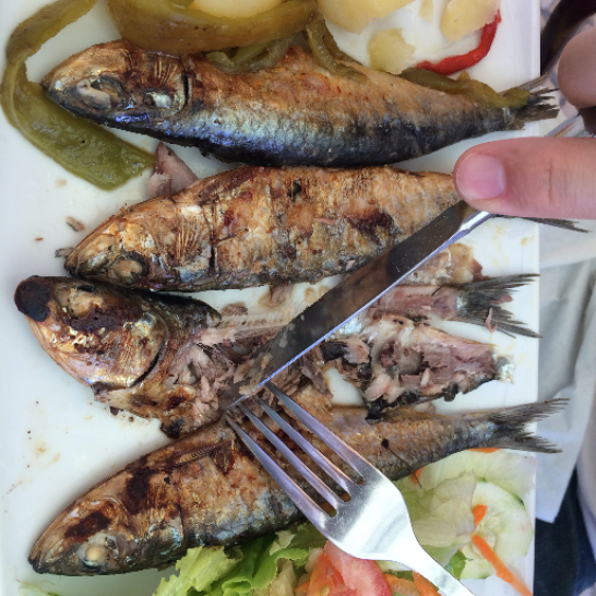 Sardines in Lisbon